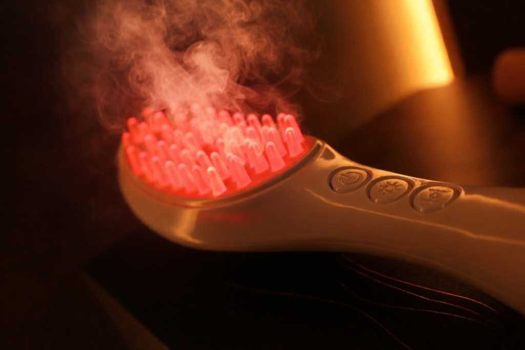 Steam, Led light therapy Brush